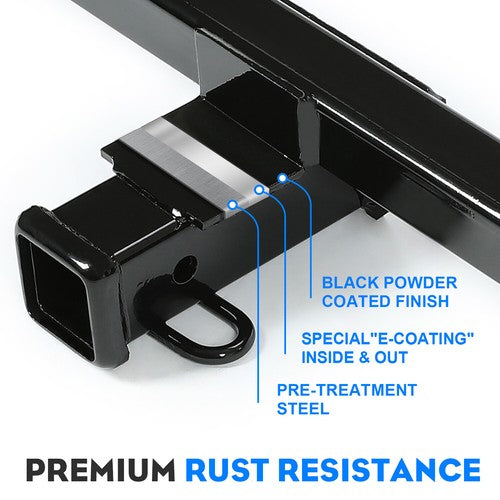 Class 3 Trailer Hitch 2 Inch Tow Receiver for Toyota RAV4 2019-2023 Powder Coated