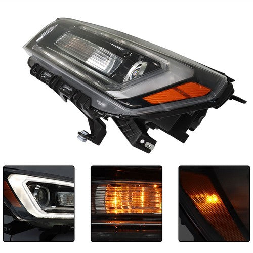 DURAFORCE LH/Left Side For GMC Acadia 2013-2016 Headlight Projector Halogen Replacement