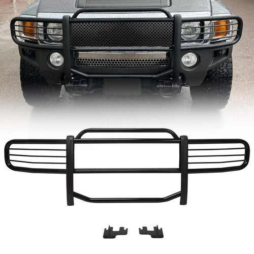 DURAFORCE Black Brush Grill Grille Guard Bumper for Hummer H3 2006 2011