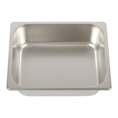 DURAFORCE Restaurant Steam Table Pans 8 Pack 1/2 Size 4 Inch Deep Thickened with Lid