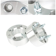 DURAFORCE Wheel Spacers For Honda 4x110 2" 74mm Hub Bore M10x1.25 Studs 4Pcs Silver