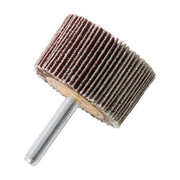 DURAFORCE 5 Pack 1-1/2" x 1" x 1/4" Aluminum Oxide Shank Mounted Flap Wheels 120 Grit