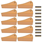 DURAFORCE 10 Pack Bucket Teeth 230SP with Flex Pins 23FP Metal for 23 & 230 Series Loader
