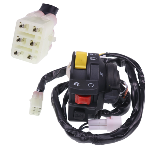 DURAFORCE For 03-04 SUZUKI LTZ400 Handlebar Start Light Switch Replacement 37400-07G90