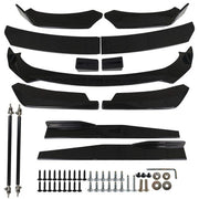 DURAFORCE Front & Rear Bumper Lip Splitter Spoiler + Side Skirt Body Kits For Subaru WRX