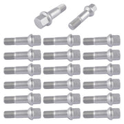 DURAFORCE 20PCS Wheel Lug Bolts Nuts for Mercedes ML550 S500 CL500 GL450 G500 0009905307