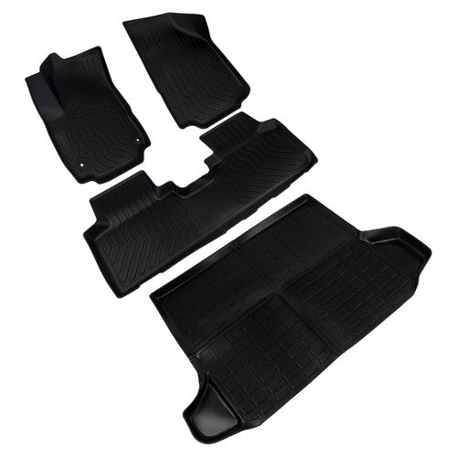DURAFORCE Floor Mats + Cargo Trunk Mat Set for Chevy Equinox GMC Terrain 1.5L 2018-2024