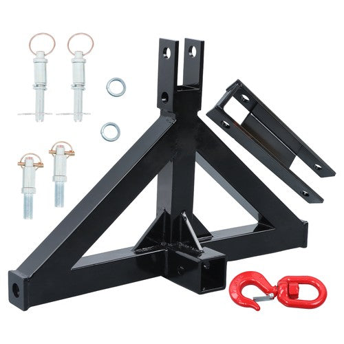 DURAFORCE Quick Hitch Multi Compatible with Towing Hook 3 Point Trailer Hitch 2 Receiver