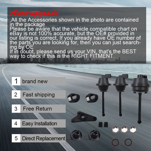 DURAFORCE Fit For MercedesC230 C350 Set Of Intake Manifold Air Flap Runner Repair Kit