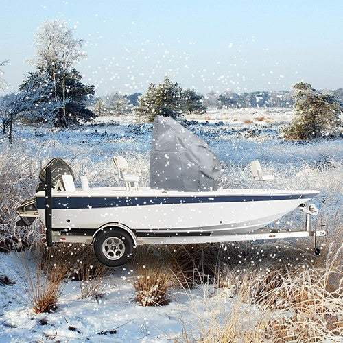 DURAFORCE 60"H X 44"L X 36"W Boat Center Console Cover Marine Canvas 600D Waterproof 1PC