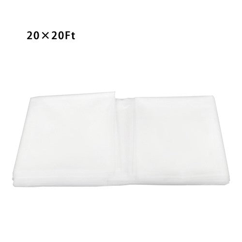 DURAFORCE 6Mil Clear Polyethylene Film Greenhouse Plastic Sheeting 20 x 20 ft