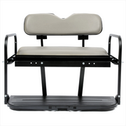 DURAFORCE Rear Flip Seat For Pre-1994 EZGO Marathon Golf Cart Folding Seat Off-White