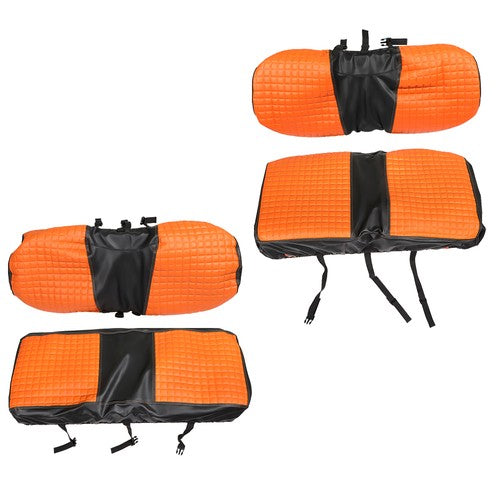 DURAFORCE Front&Rear Seat Covers For Yamaha Drive/Drive 2 2007-UP Golf Cart Orange New