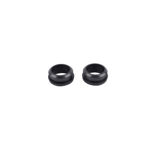 DURAFORCE Oval Finned Black Aluminum Push-in Breather & PCV Kit 1-1/4" Valve Cover Holes