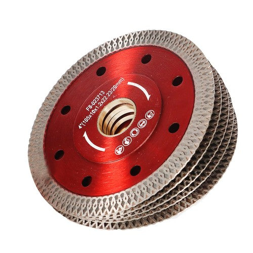 DURAFORCE 4" Dry Wet Super Thin Diamond Porcelain Saw Blades Ceramic Cutting Disc Wheels