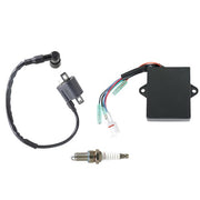DURAFORCE CDI Ignition Coill + Spark Plug For Yamaha Badger 80 Grizzly 80 Raptor 80 YFM80