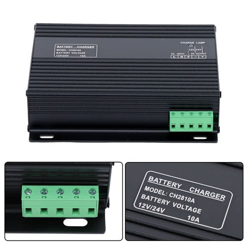 DURAFORCE CH2810 12V/24V 10A Diesel Generator Genset Intelligent Battery Charger Accessory