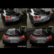 DURAFORCE Fits 2009-2022 Nissan GTR R35 Red LED OE Style Tail Lights Upgrade Brake Lamps