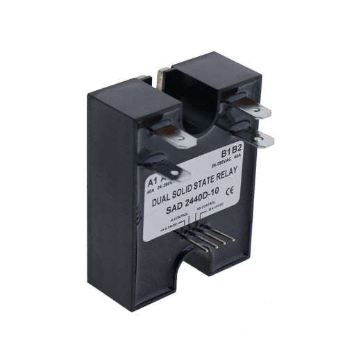 D2440D-10 Dual Solid State Relay Random Turn On SSR 4 15 VDC Input 280VAC 40A