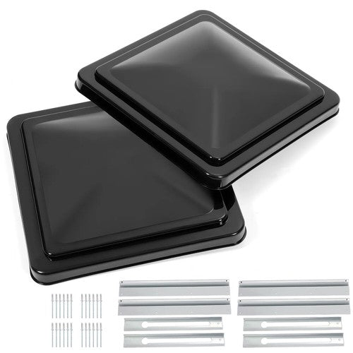 DURAFORCE 2 Roof Vent Cover 14" x 14" Replacement Lid For Camper RV Trailer Motorhome