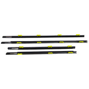 DURAFORCE Window Weatherstrip 4PC Sweep Molded Trim Outer Black for Honda CR V 2005 EX