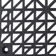 DURAFORCE 55PCS 12x12" Interlocking Drainage Floor Tiles Modular Interlocking Tile Black