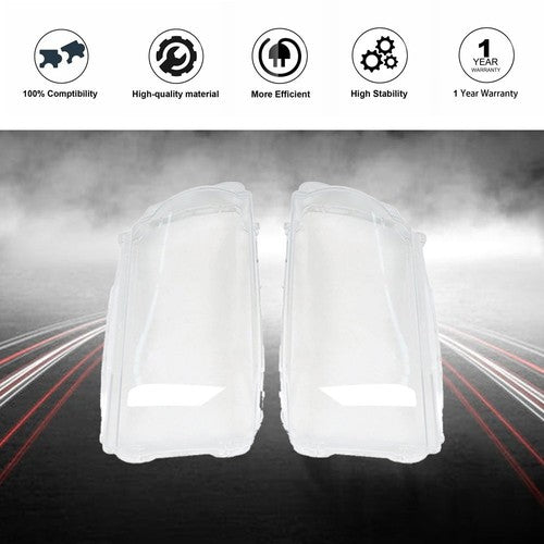 DURAFORCE Left + Right Lens Cover Lampshade For Land Rover Range Rover Sport 2010-2013