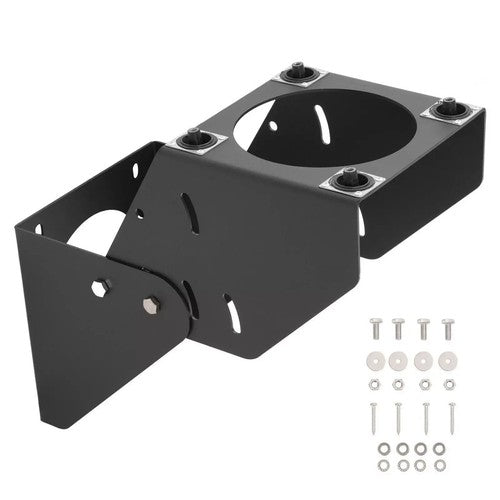 DURAFORCE Two-piece Truck Cab Mount Bracket For KING Tailgater&Quest Satellite TV Antennas