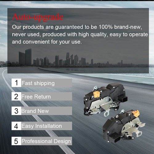 DURAFORCE For GMC Sierra Chevy Silverado 1500 Door Lock Actuator Latch Front Left & Right