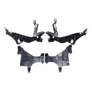 DURAFORCE 4PCS Front Headlight Mount Support Plate Bracket For Audi A4 S4 2013-2015 2016