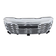 DURAFORCE Front Upper Grille Plastic Chrome WIth Camera Hole For GMC Sierra 1500 2022-2024