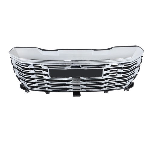 DURAFORCE Front Upper Grille Plastic Chrome WIth Camera Hole For GMC Sierra 1500 2022-2024