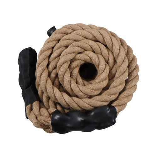 DURAFORCE 1.5 Inch Diameter 25 FT Outdoor Climbing Rope for Fitness and Strength Training