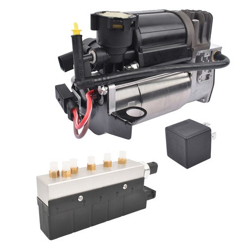 DURAFORCE Air Suspension Compressor Pump + Valve Control Unit For Mercedes S-Class W220