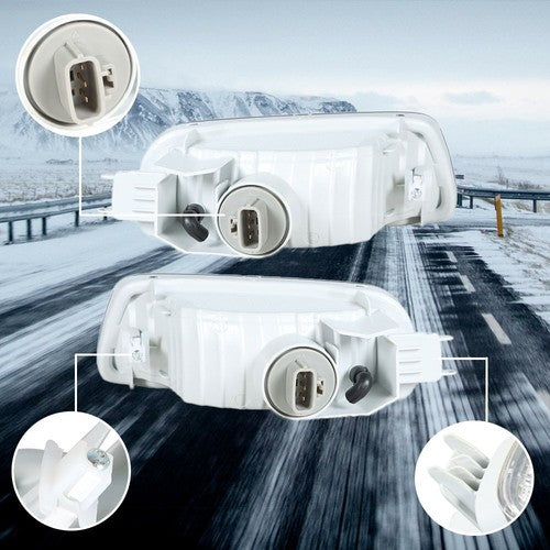 DURAFORCE 2Pcs Corner Parking Lamp Turn Signals Side Marker Kit For Tacoma Truck 2001-2004