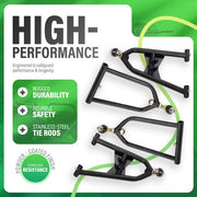DURAFORCE Front Upper+Lower Control A Arm+2+1 Wider Extender for Yamaha Banshee 350 YFZ350