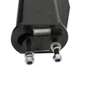 DURAFORCE Black Straight Spring Loaded Mud Flap Hanger 2.5" Bolt Spacing,30" Length