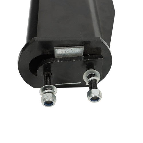 DURAFORCE Black Straight Spring Loaded Mud Flap Hanger 2.5" Bolt Spacing,30" Length