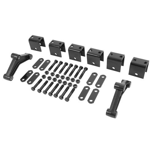 DURAFORCE New Tandem Trailer Axle Shackle Kit Heavy Duty Steel for Double Eye Spring US