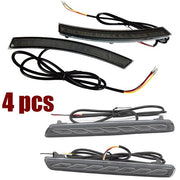 DURAFORCE For 2023 2024 Honda CRV LED Side Marker Light + Reflector Tail Lamp Smoked Lens