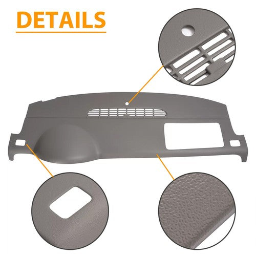 Dash Cover Cap Gray for Avalanche Suburban Tahoe Yukon 2007 2014