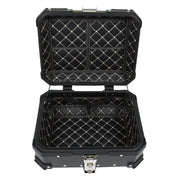DURAFORCE 22L Black Motorcycle Luggage Waterproof Tail Box Scooter Trunk Storage Top Case
