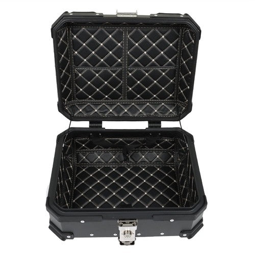 DURAFORCE 22L Black Motorcycle Luggage Waterproof Tail Box Scooter Trunk Storage Top Case