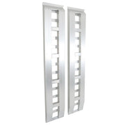DURAFORCE 2Pcs Aluminum 80"×15" Ramps 6000 LBS Hook End Knife For Truck Car Auto Trailer