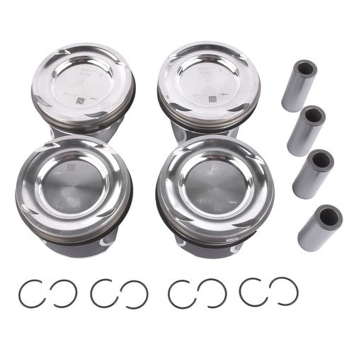 DURAFORCE New Pistons Rings Set STD for Mercedes SLC200 V250 SLC300 E300 2017-2018 2.0L L4