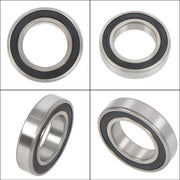 DURAFORCE 10Pcs 6008-2RS Bearings 40×68×15mm Double Rubber Seals Deep Groove Ball Bearing