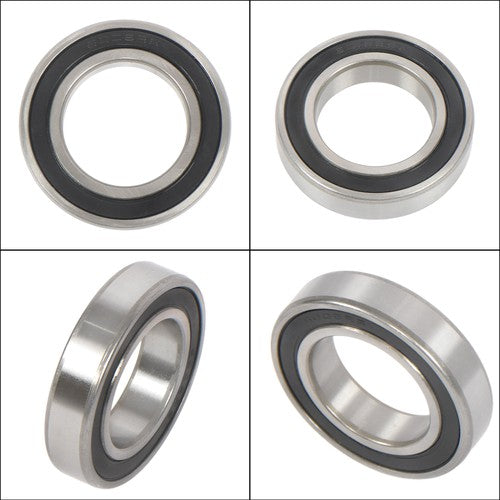 DURAFORCE 10Pcs 6008-2RS Bearings 40×68×15mm Double Rubber Seals Deep Groove Ball Bearing