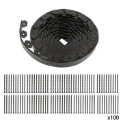 DURAFORCE 2 Inch For Lawn Tall Garden Edging 80ft Landscape Edging with 100 Spikes New