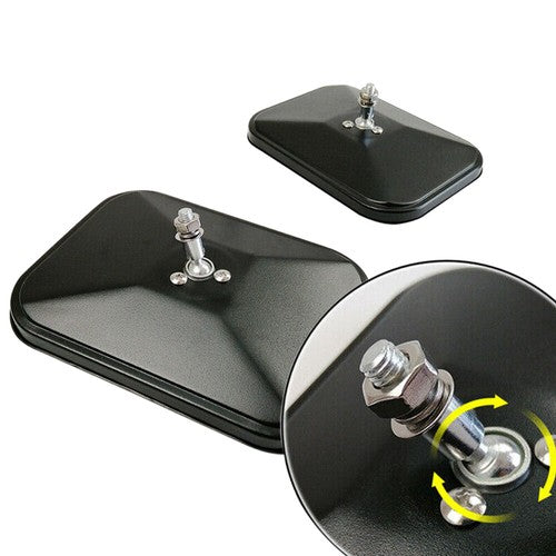 DURAFORCE Quick Release Side Hinge View Mirrors for Jeep Wrangler TJ JK 1997-2018