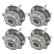 DURAFORCE 4PCS For Hyundai Santa Fe 2007-14 Sorento 11-15 AWD Front Rear Wheel Hub Bearing